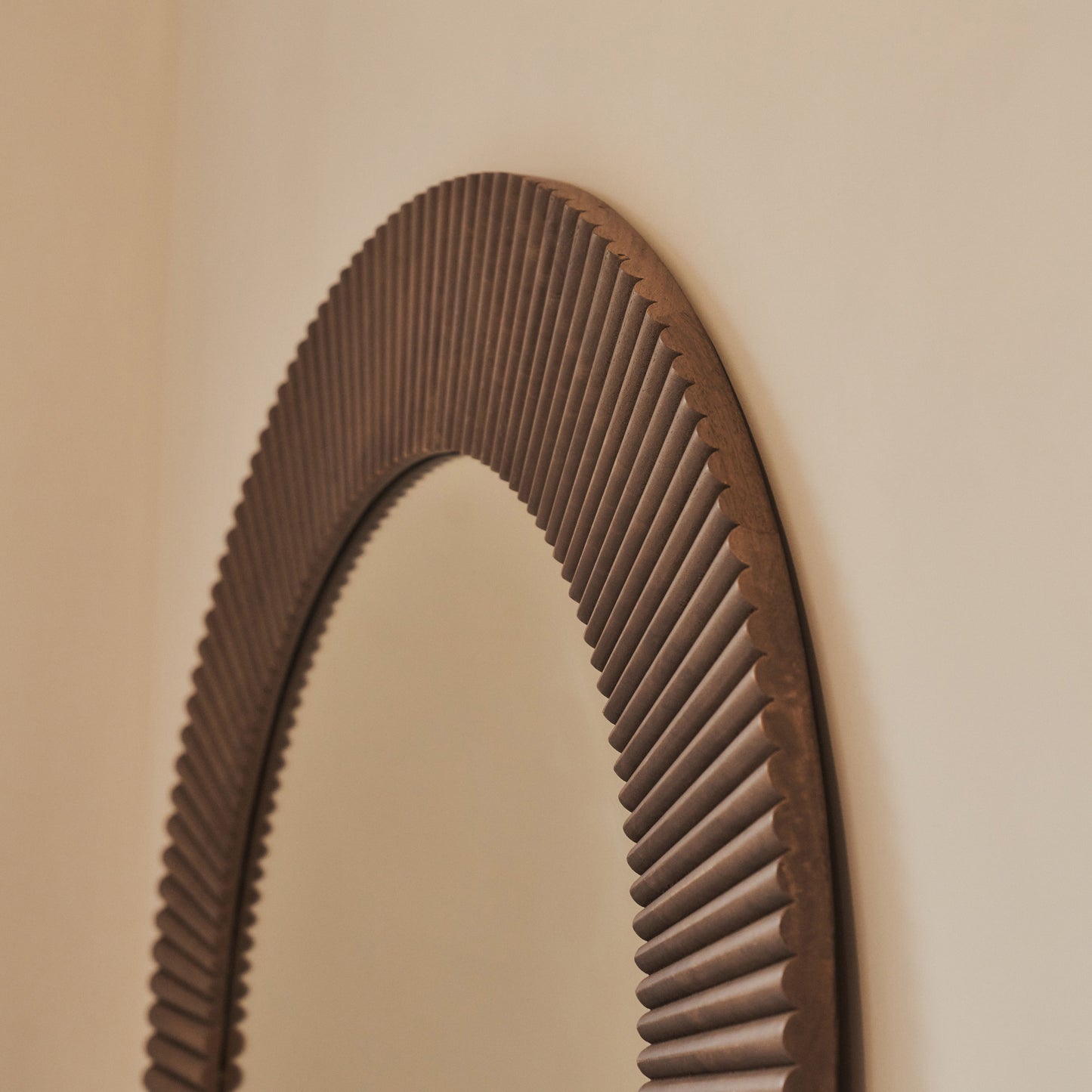 Sloane - Warm Wood Extra Large Premium Arched Mirror 180cm x 100cm