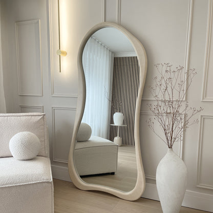 Arcurva - Large Full Length Concrete Irregular Mirror 170cm x 85cm