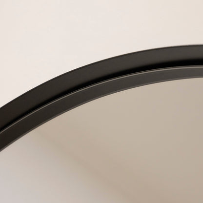 Arcus - Full Length Arched Black Extra Large Metal Mirror 200cm x 90cm