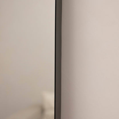 Arcus - Full Length Arched Black Extra Large Metal Mirror 200cm x 90cm