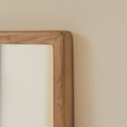 Arden - Light Wood Full Length Wooden Mirror 140cm x 45cm