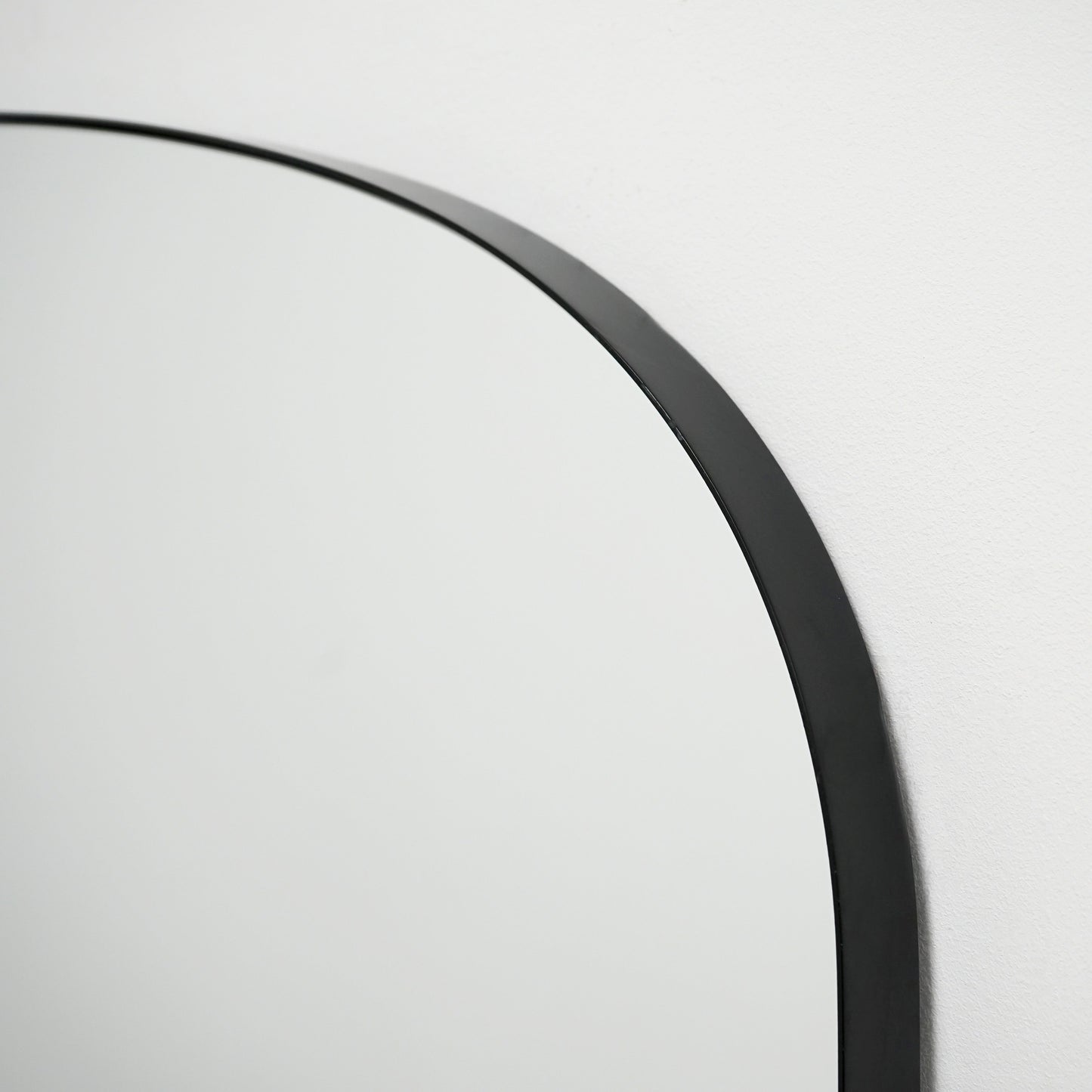 Aria - Full Length Black Large Metal Mirror 180cm x 90cm