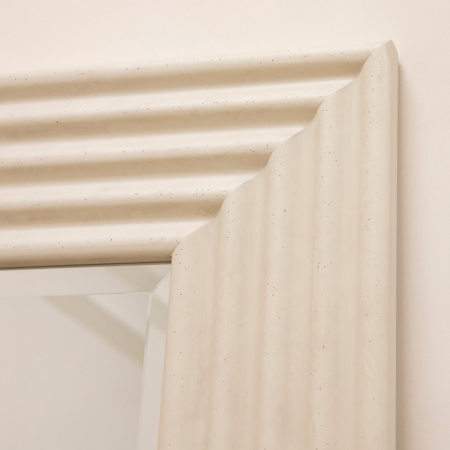 Aurora - Full Length Ribbed Concrete Mirror 180cm x 90cm
