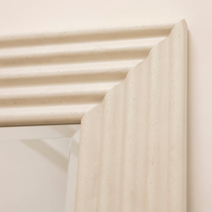 Aurora - Full Length Ribbed Concrete Mirror 180cm x 90cm