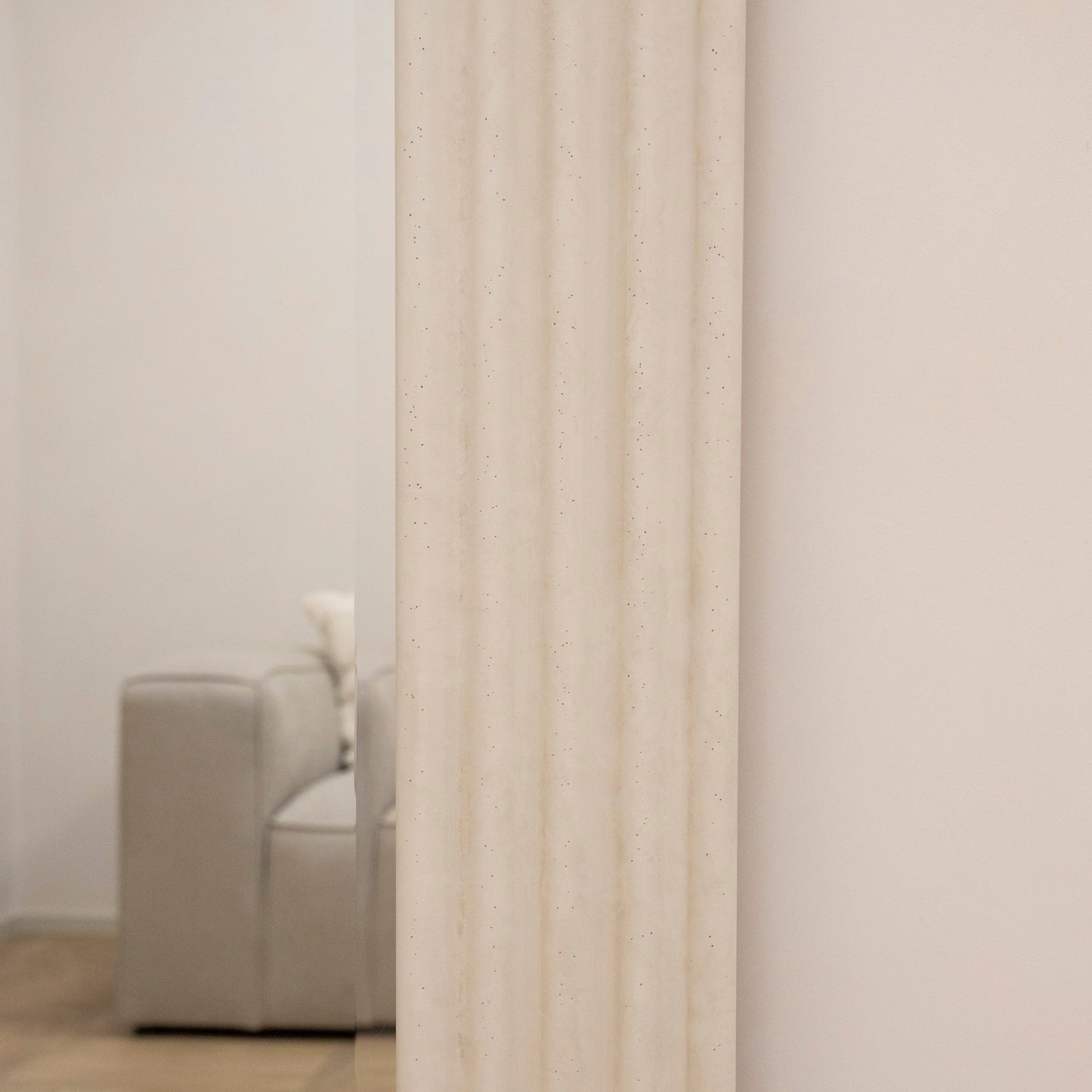 Aurora - Full Length Ribbed Concrete Mirror 180cm x 90cm