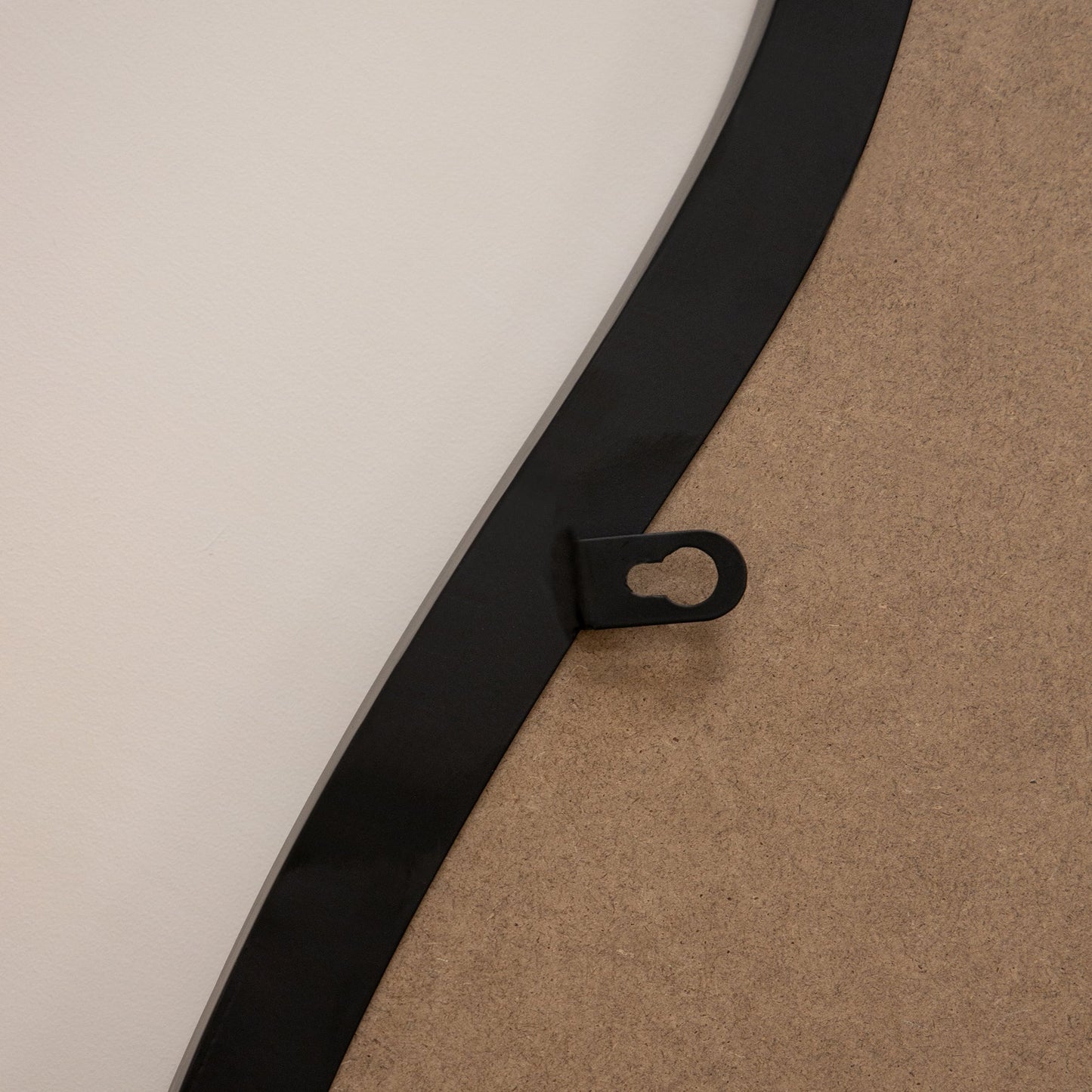 Ava - Black Pond Shaped Irregular Mirror 100cm x 70cm