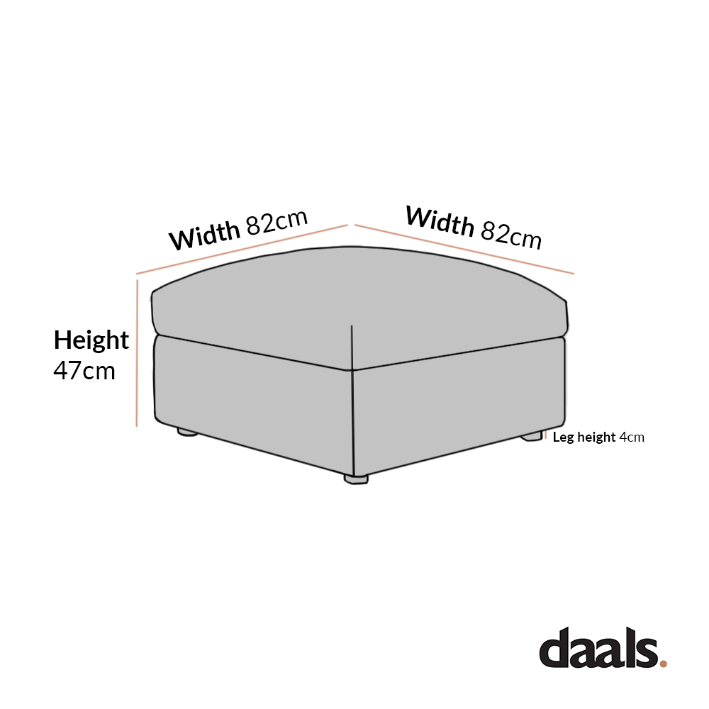 Byron Moss Green Velvet Fabric Pouffe