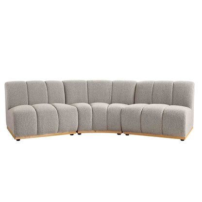 Granvia Taupe Boucle Modular Sofa, 3-Seater Corner Sofa