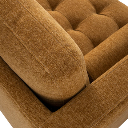 Henrietta Spiced Honey Chenille Grand 4-Seater Chaise End Sofa, Right Hand Facing