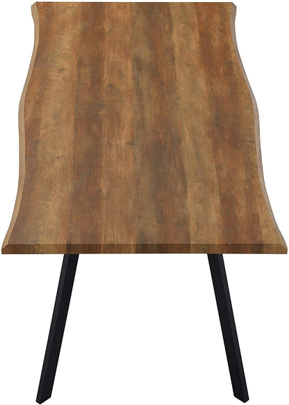 Kenora Wood Effect 180 cm Dining Table with Curved Edges 6 Seater