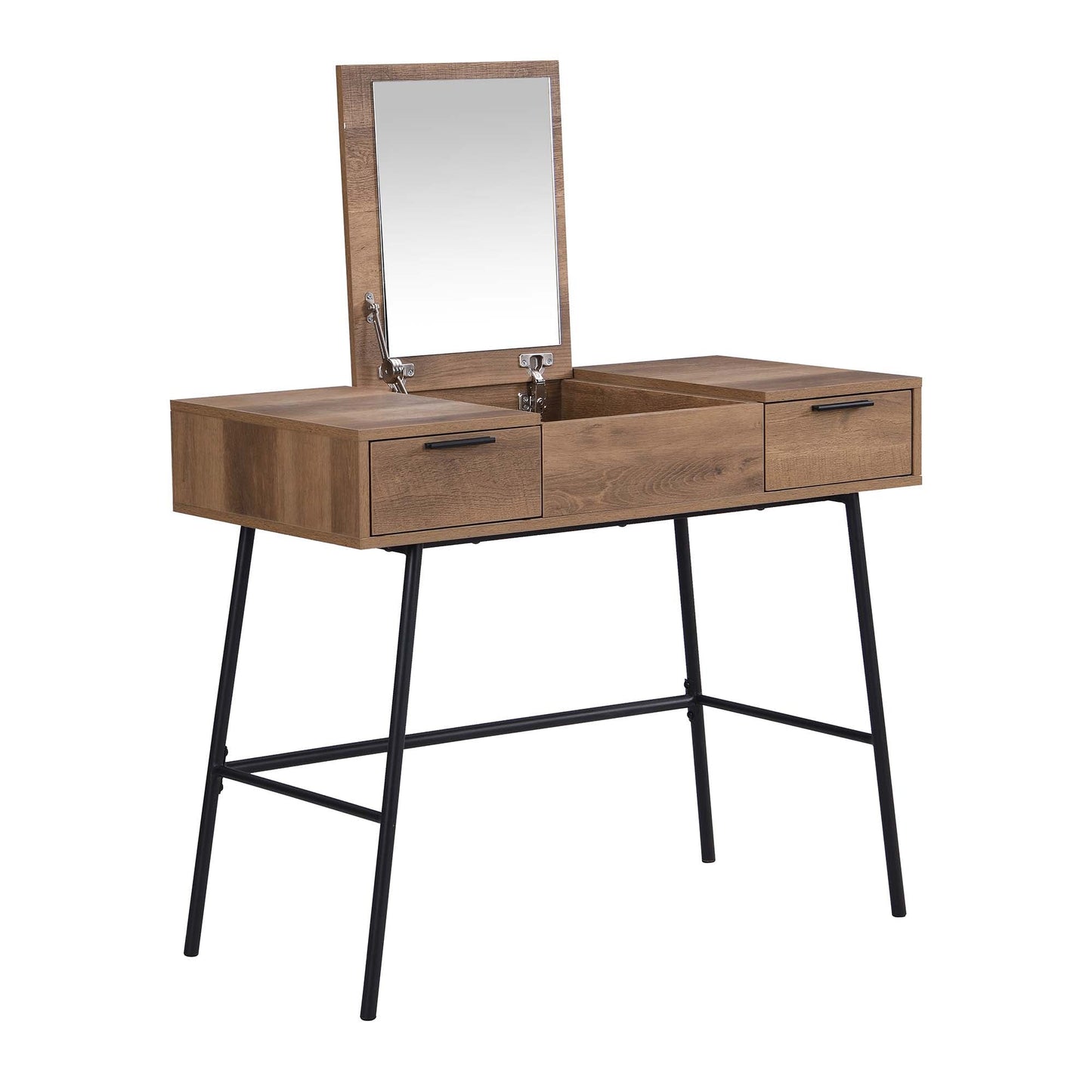 Selwyn Oak Effect Console Dressing Table