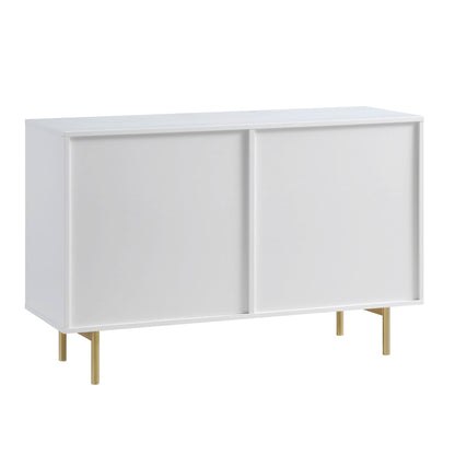 Richmond Ridged Wide Chest of 6 Drawers, Matte White