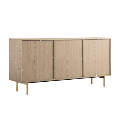 Richmond Ridged Large Sideboard, Light Ash