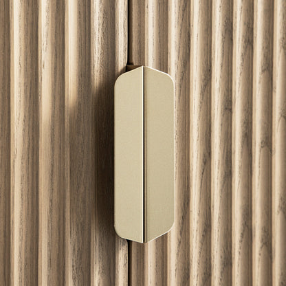 Richmond Ridged Large Sideboard, Light Ash