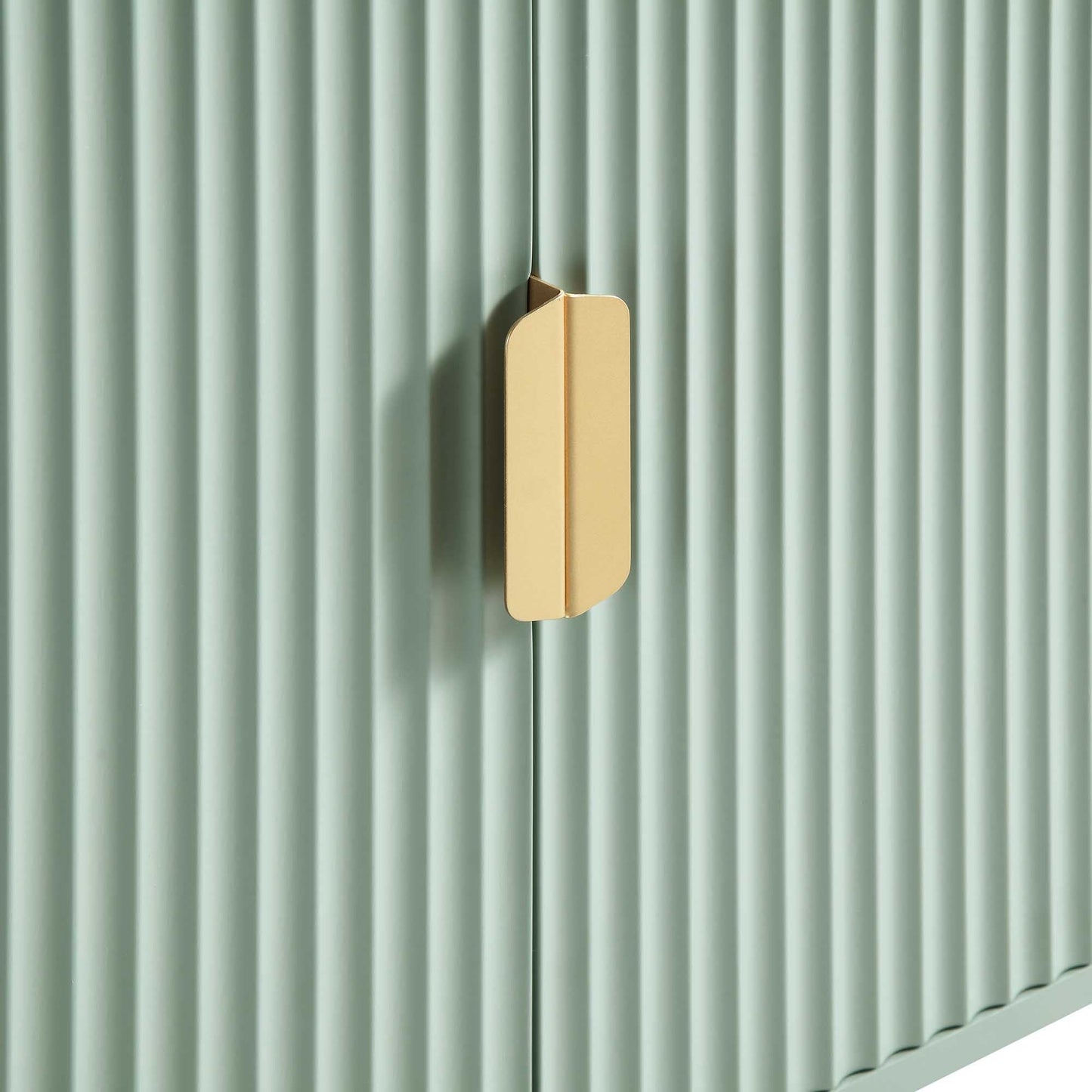 Richmond Ridged Large Sideboard, Matte Sage Green