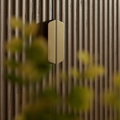 Richmond Ridged Highboard Storage Cabinet, Dark Ash