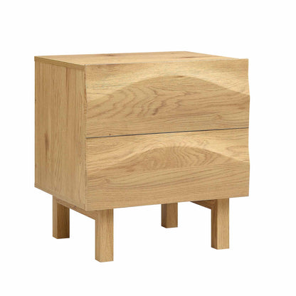 Moriko 2 Drawer Bedside Table