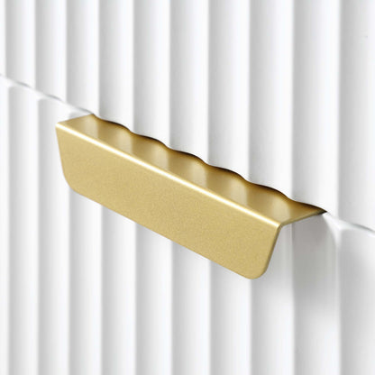 Richmond Ridged Chest of 5 Drawers, Matte White