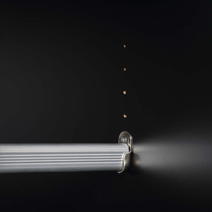 Richmond Ridged Double Wardrobe with Drawer, Matte Black