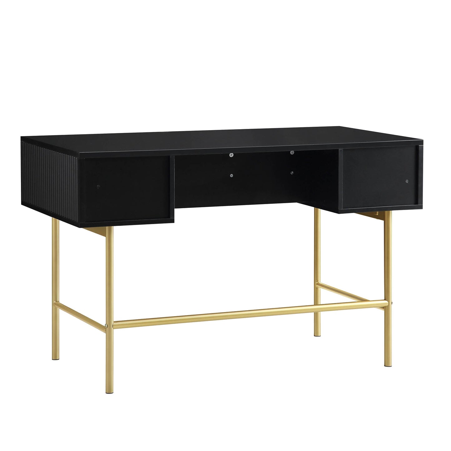 Richmond Ridged Dressing Table, Matte Black