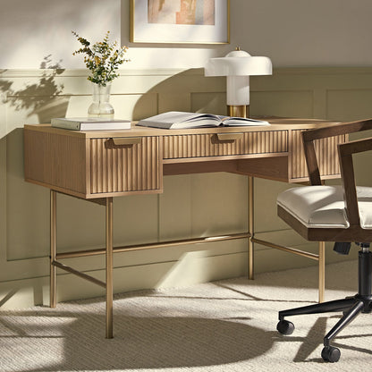 Richmond Ridged Dressing Table, Light Ash