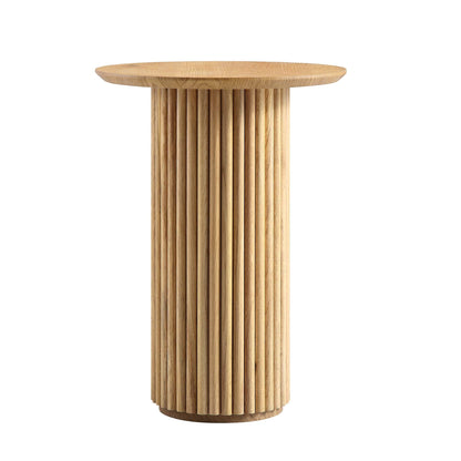 Maru Oak Round Side Table, Oak
