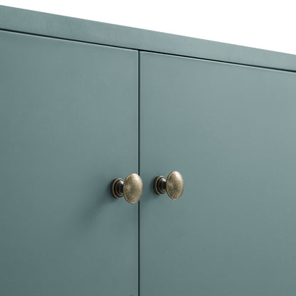 Henley Scalloped Edge 150cm Wide Sideboard, Blue Spruce