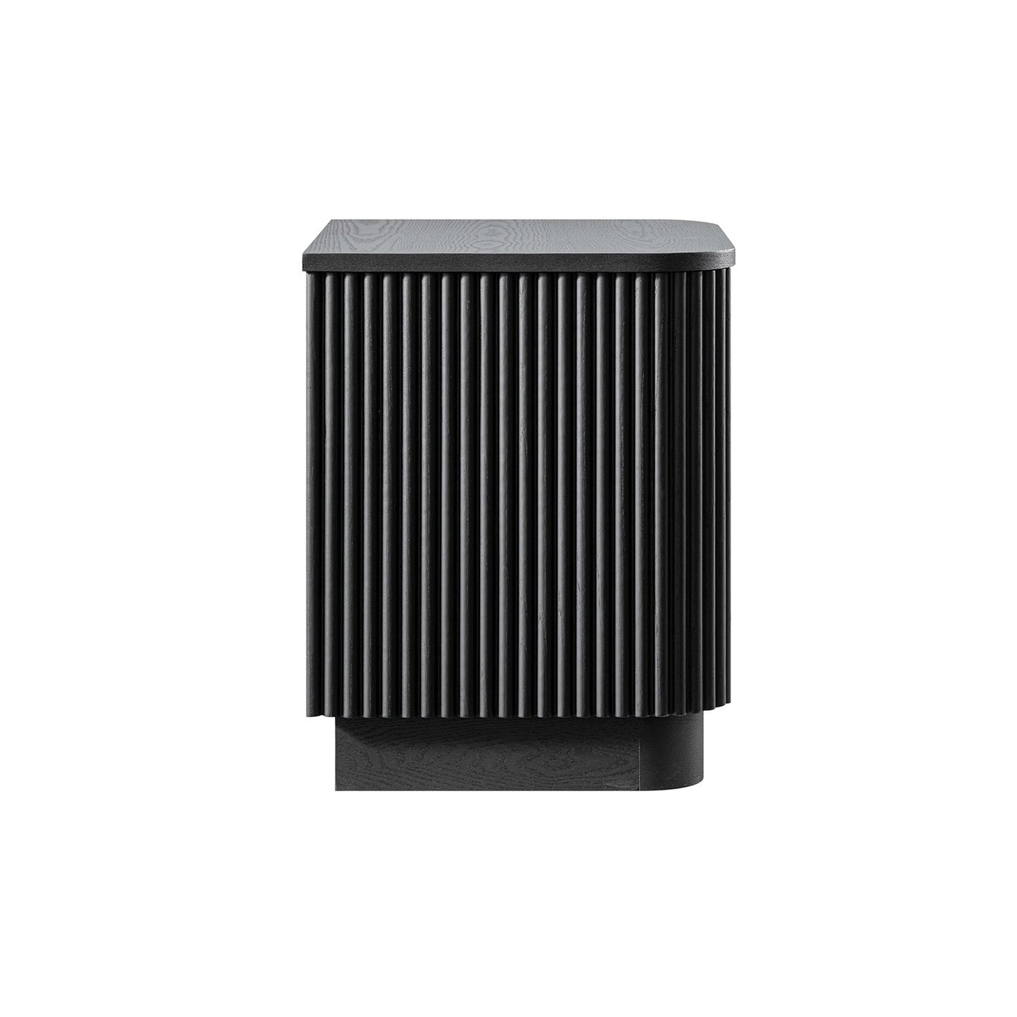 Maru 1-Drawer Bedside Table, Black