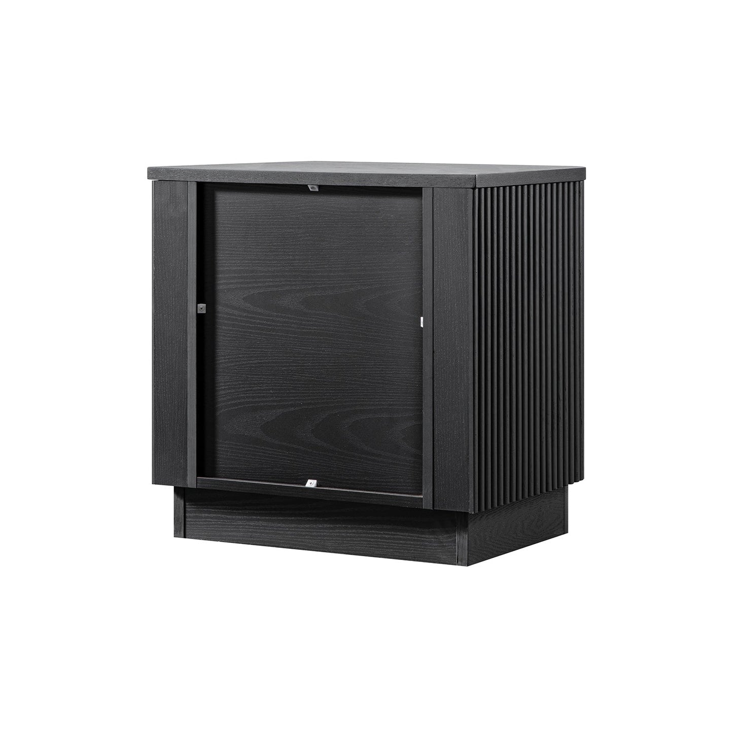 Maru 1-Drawer Bedside Table, Black