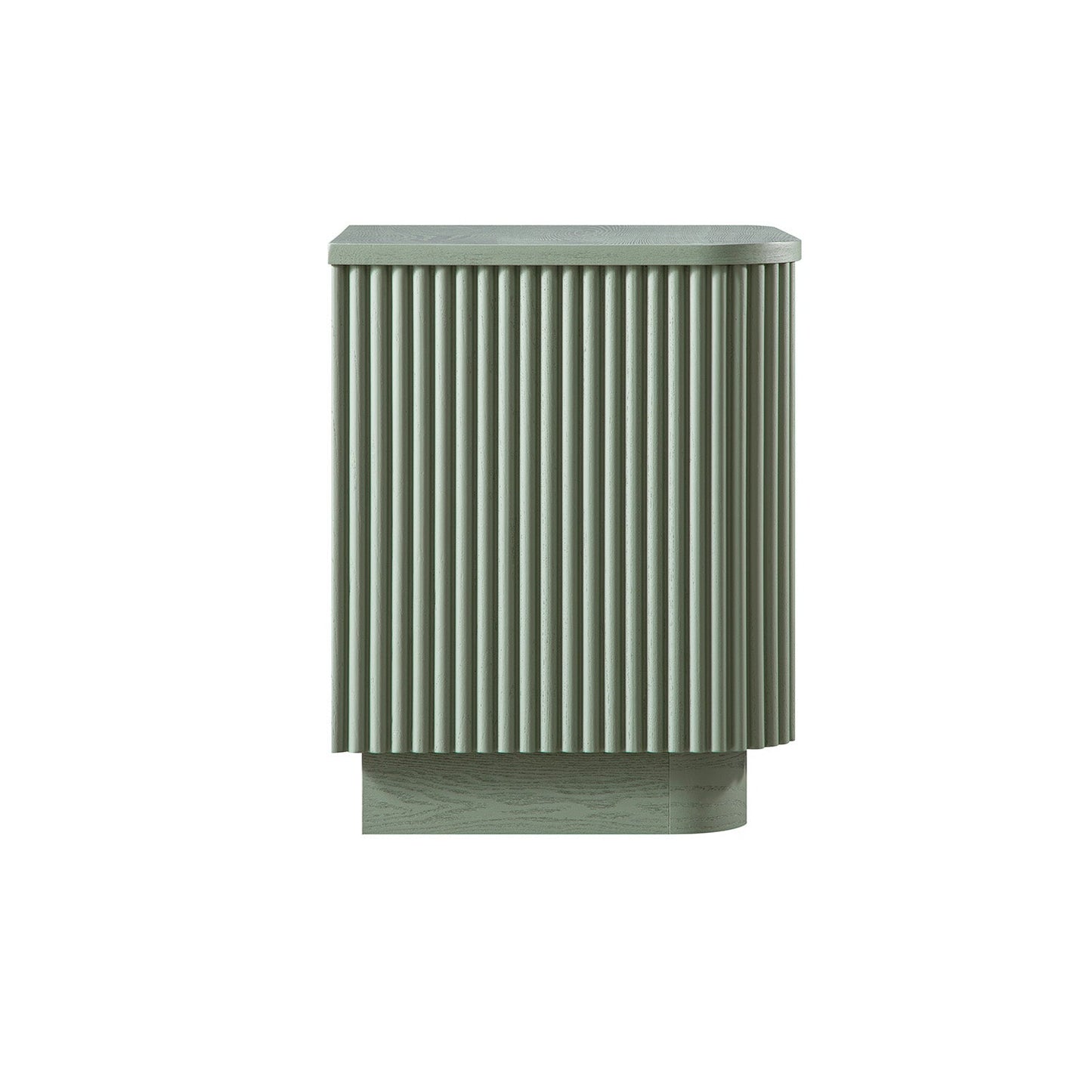 Maru 2-Drawer Bedside Table, Sage Green