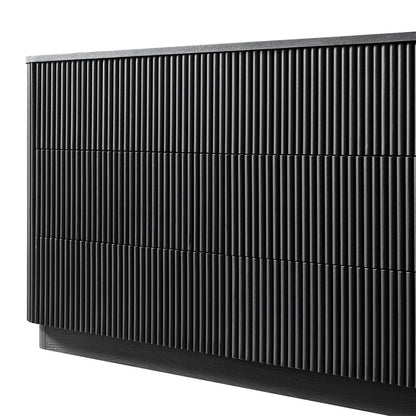 Maru Chest of 6 Drawers, Black