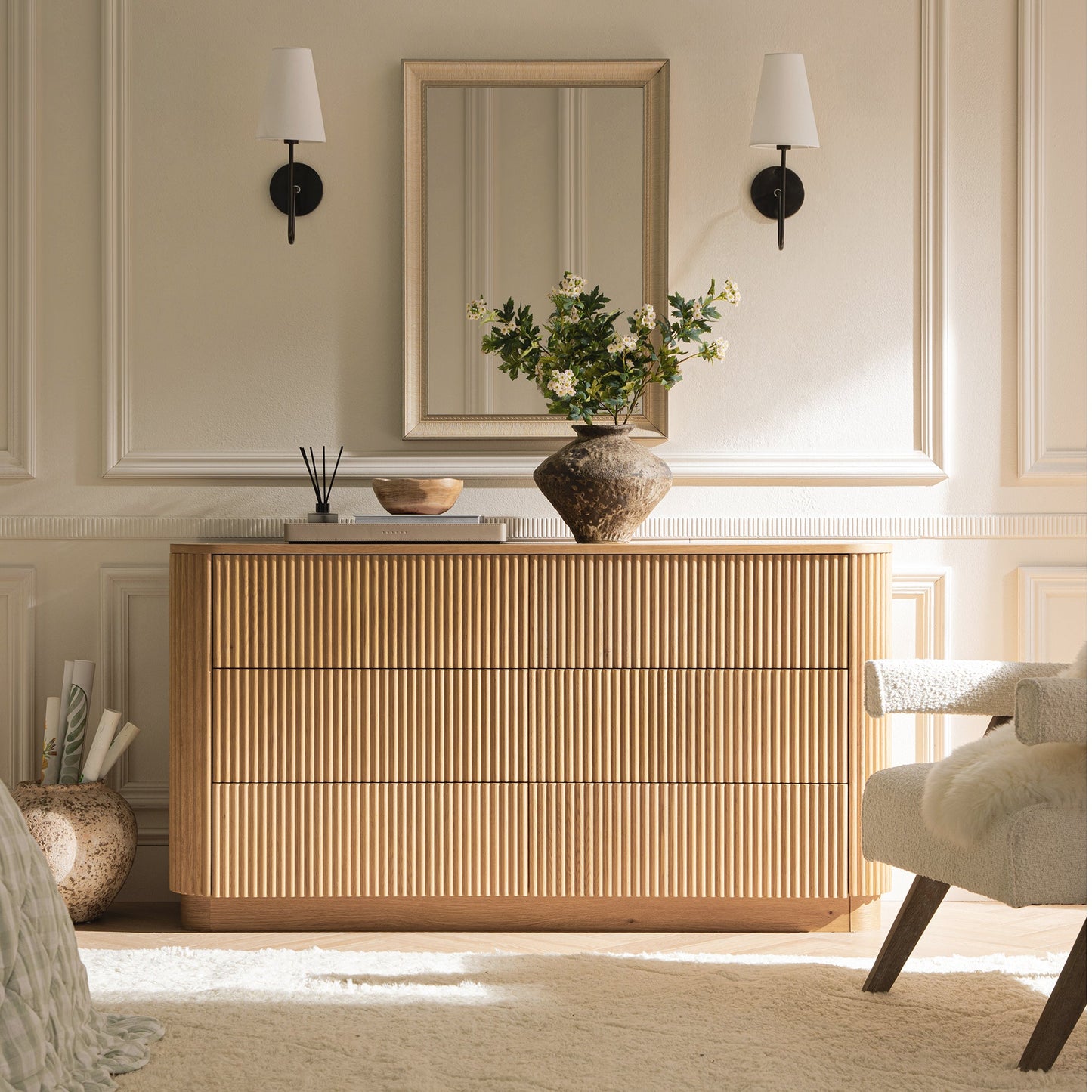 Maru Chest of 6 Drawers, Oak