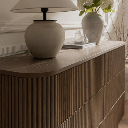 Maru Chest of 6 Drawers, Silver Oak