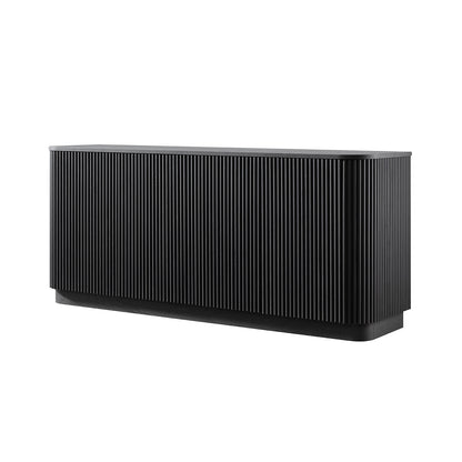 Maru Large 4-Door Sideboard, Black