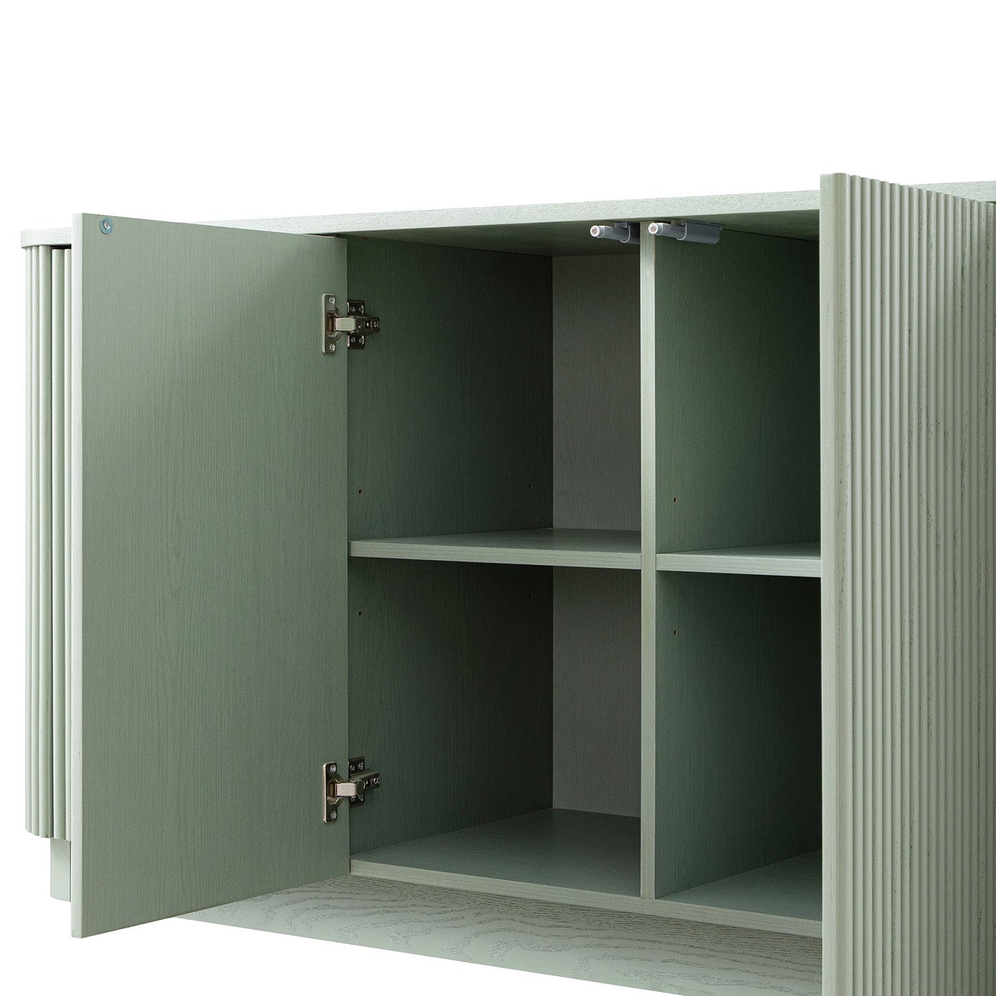 Maru Large 4-Door Sideboard, Sage Green