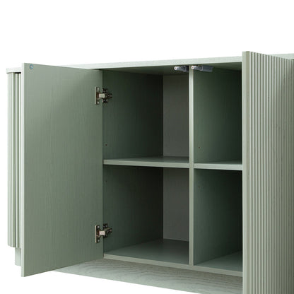 Maru Large 4-Door Sideboard, Sage Green