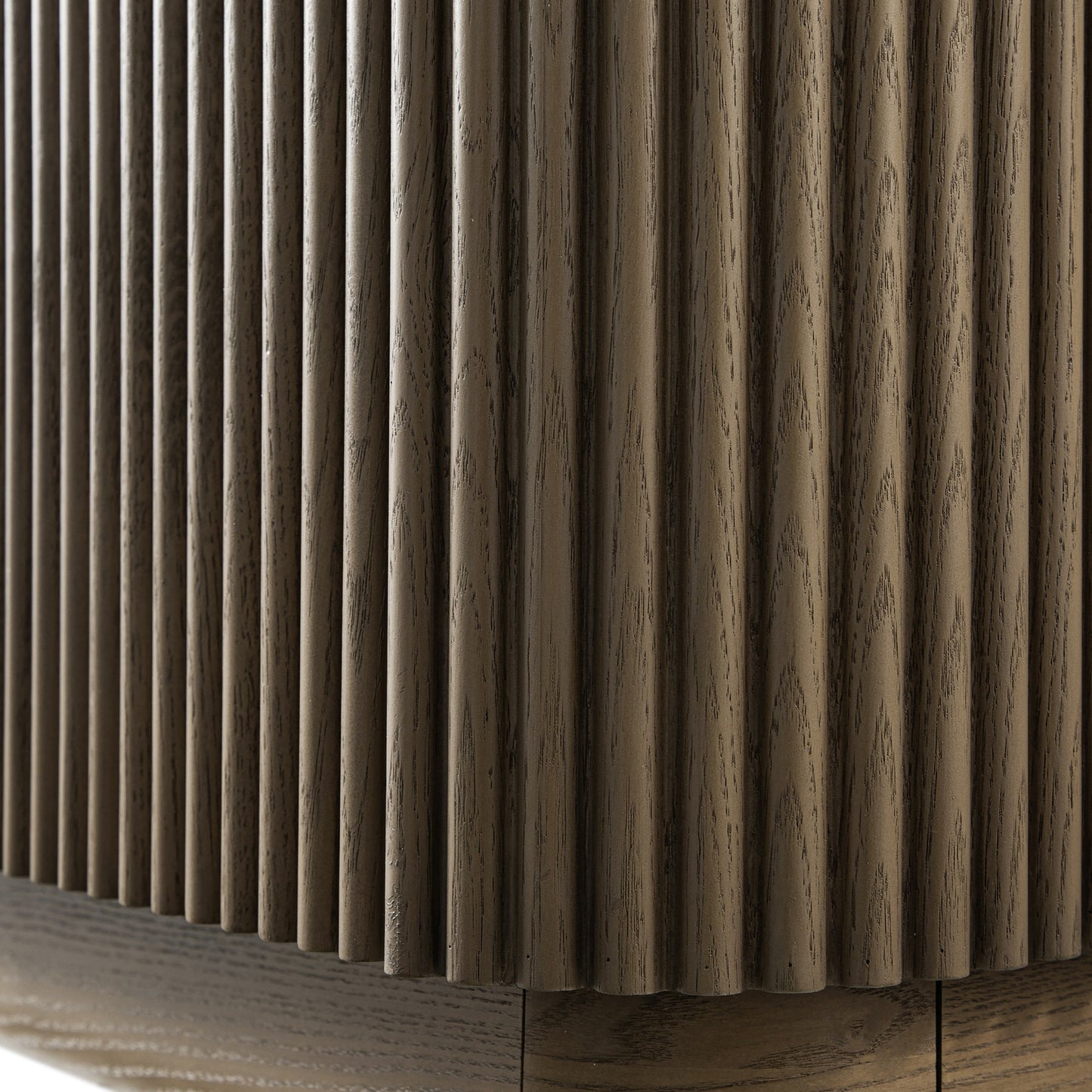 Maru Large 4-Door Sideboard, Silver Oak