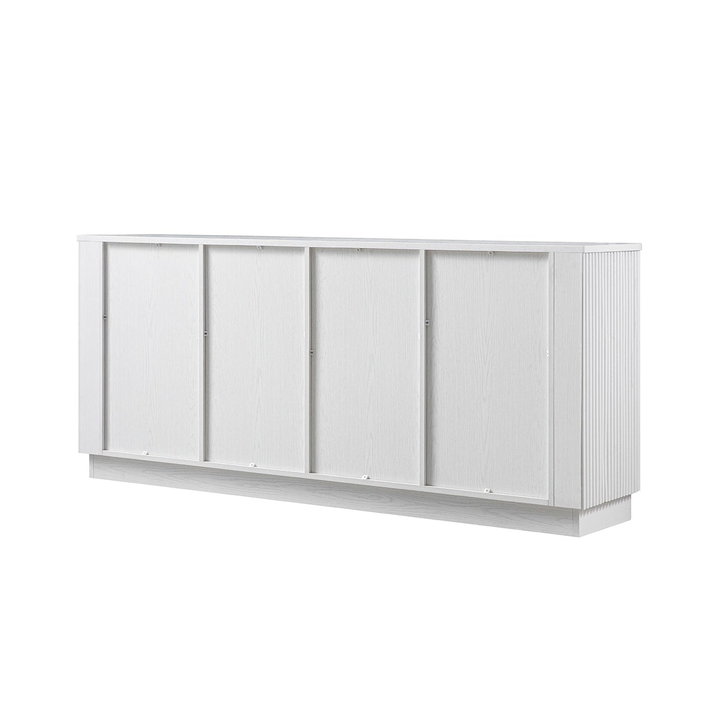 Maru Large 4-Door Sideboard, Washed White