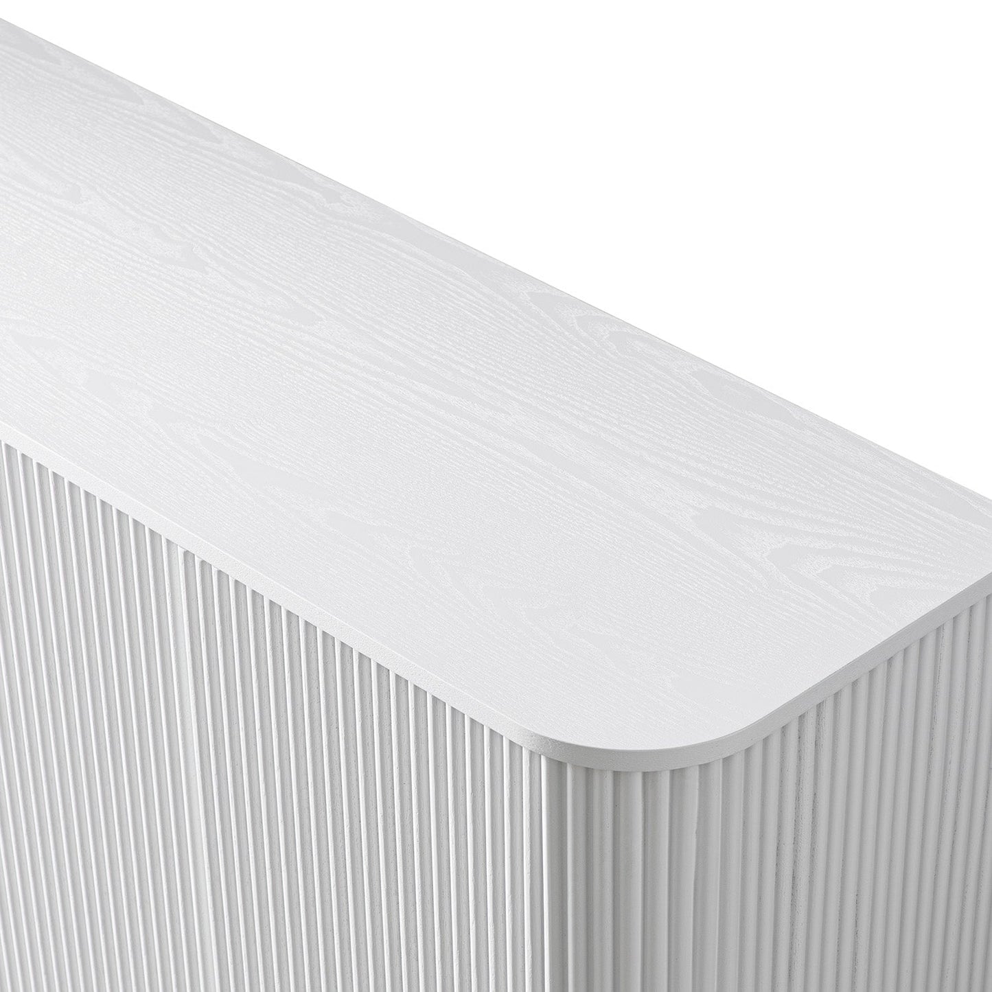 Maru Large 4-Door Sideboard, Washed White