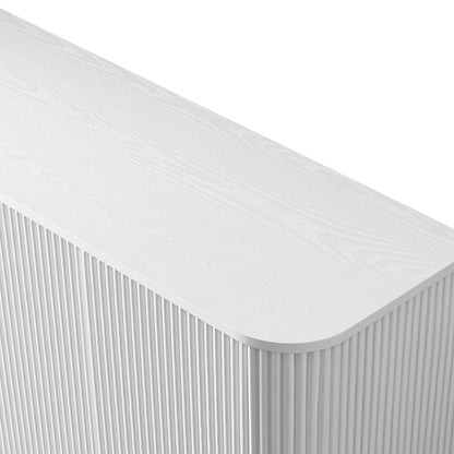 Maru Large 4-Door Sideboard, Washed White