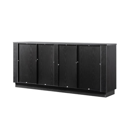 Maru Large 2-Door Sideboard with Drawers, Black