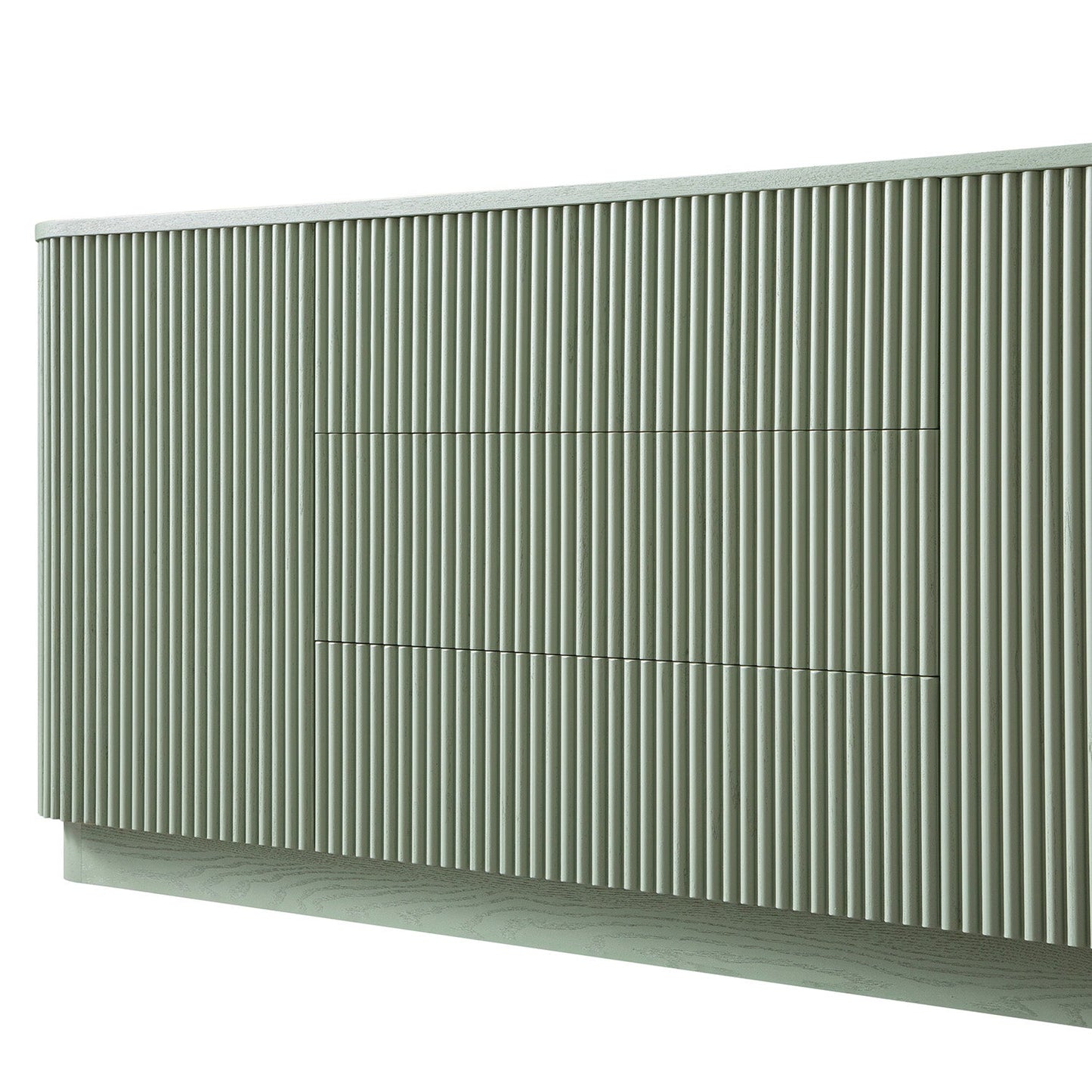 Maru Large 2-Door Sideboard with Drawers, Sage Green