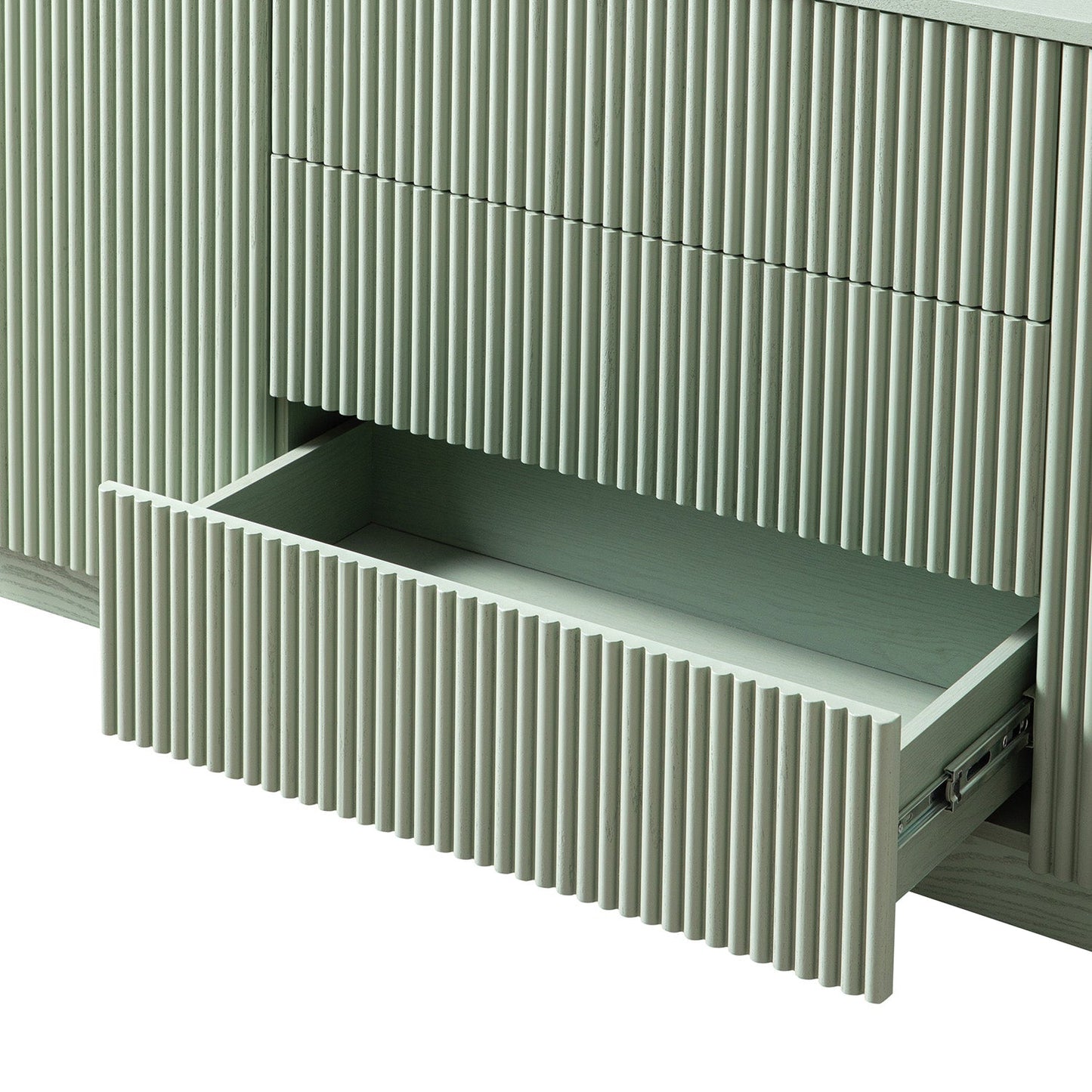 Maru Large 2-Door Sideboard with Drawers, Sage Green