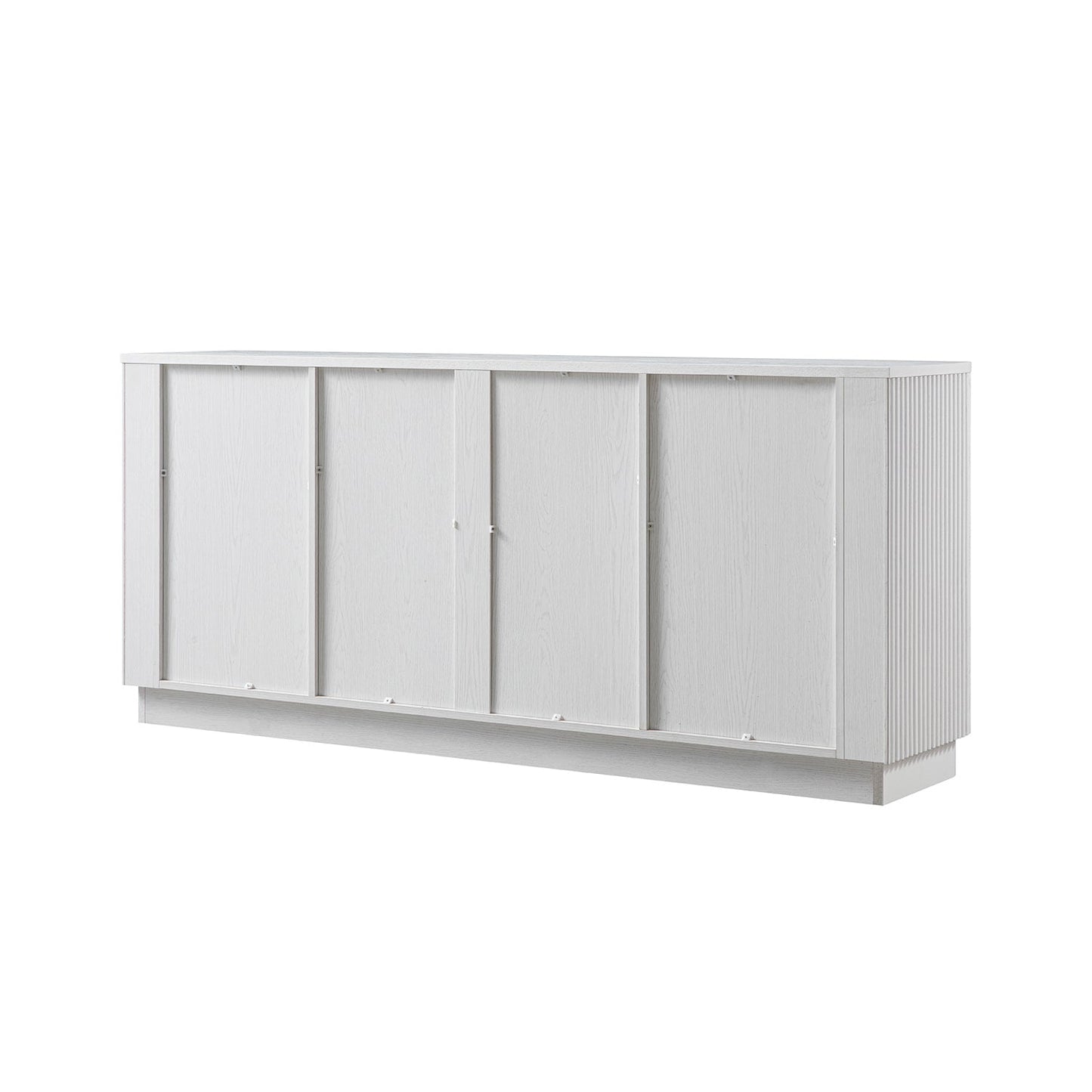 Maru Large 2-Door Sideboard with Drawers, Washed White