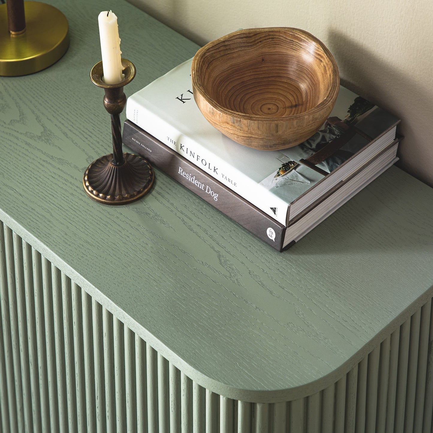 Maru Tall Cabinet, Sage Green