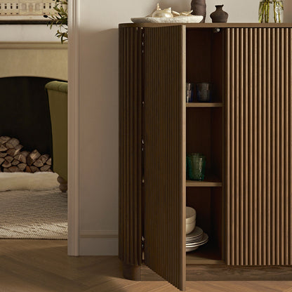 Maru Tall Cabinet, Silver Oak