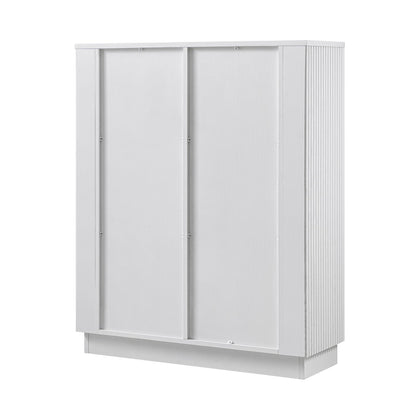 Maru Tall Cabinet, Washed White