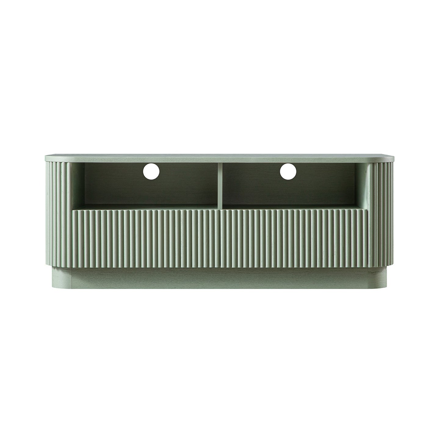 Maru 120cm TV Unit with Drawers, Sage Green