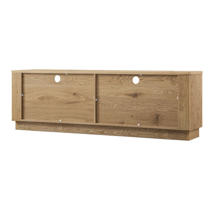 Maru 162cm TV Unit with Drawers, Oak
