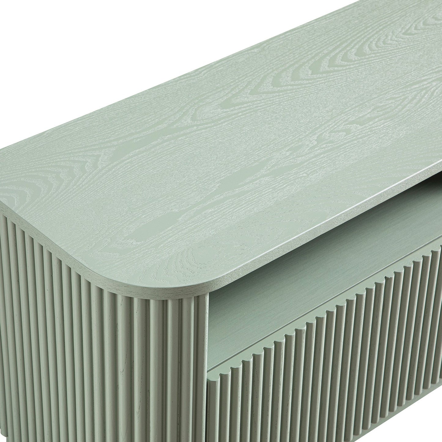 Maru 162cm TV Unit with Drawers, Sage Green